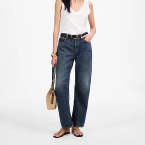 Madewell darted barrel jeans
